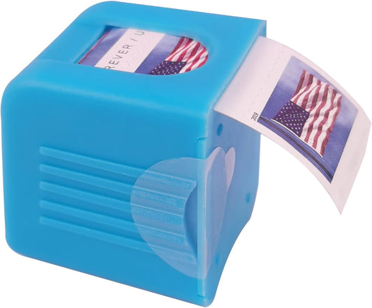 Skiennix Stamp Roll Dispenser - Effortless Labeling Solution for Home or Office | Compact Design
