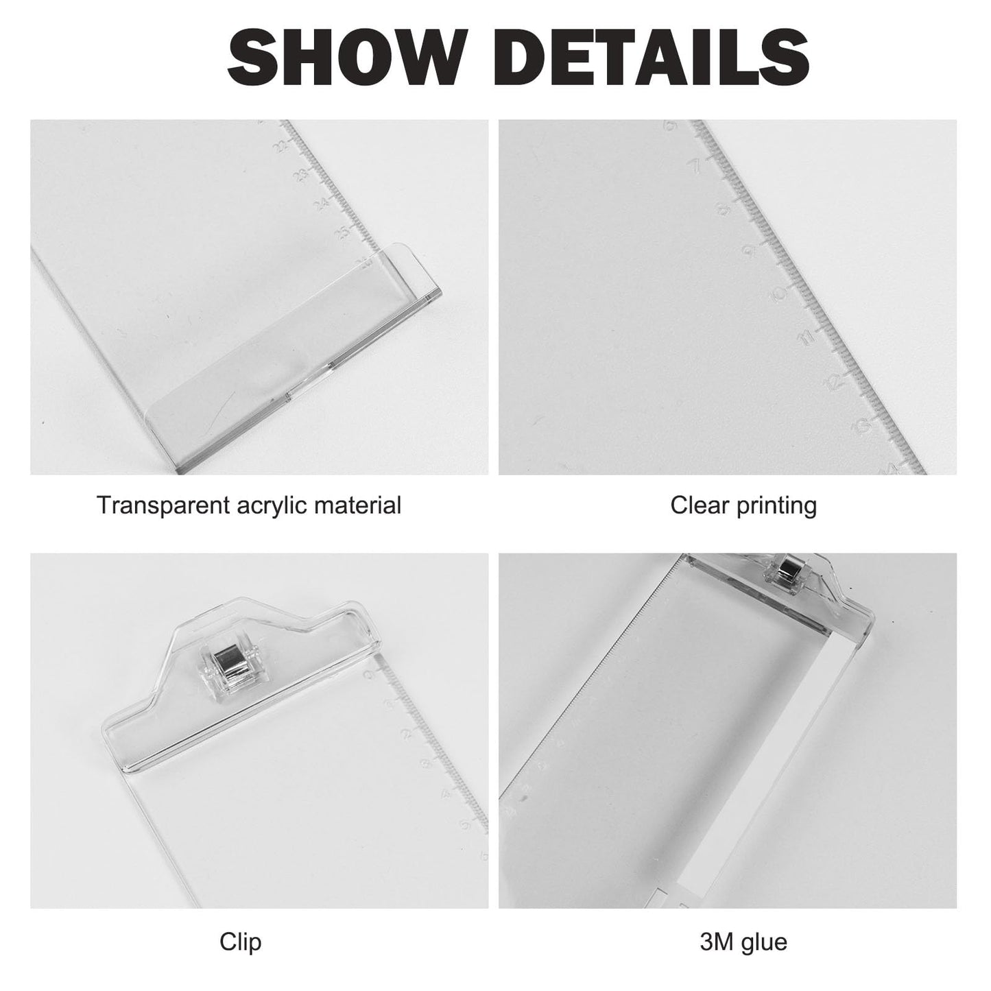 2 Pcs Monitor Memo Boards for Computer,Office Desk Accessories, Multifunction Acrylic Screen Message Reminder Pad Side Panel Phone Holder Organizer for Office Desktop, with Sticky Note