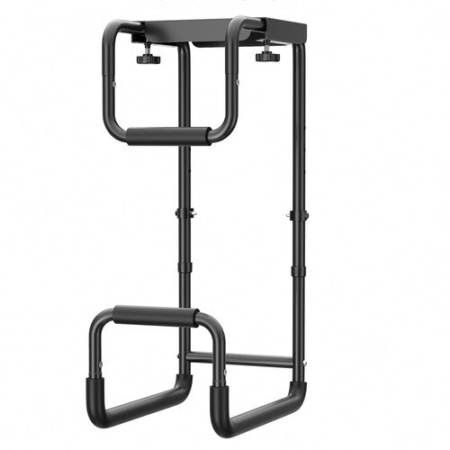 Heavy Duty Adjustable Under Desk PC Mount- 2 Directions Adjustable Computer CPU Holder - Under Desk PC Stand Holds Up to 70 Lbs, Choose One from 2 Different Lengths of Screws to Secure to Desk.