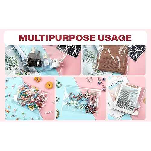 100 9x12 Suffocation Warning Self Seal Flap Tape Clear Poly Bags Cello Cellophane Polypropylene OPP Bags 1.5 Mil By ValueMailers