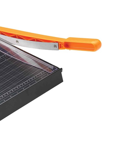 Fiskars Recycled Bypass Paper Trimmer (12") and Replacement Blades (2-Pack) | Paper Cutter Bundle
