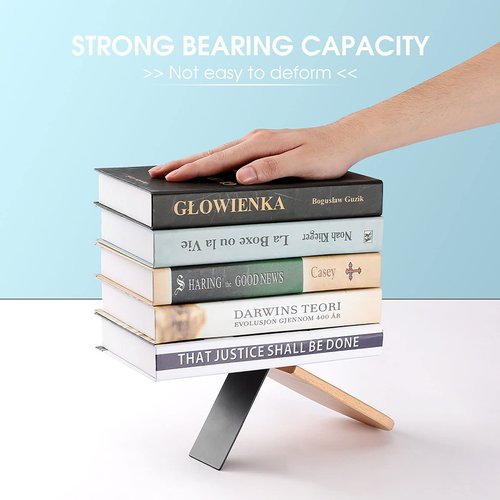 Velumair Light Pink Butterfly Book Ends Decorative Bookends for Shelves Wood Book Stopper for Home Office Desk to Hold Books 6.7 X 4.7 Inch Bookshelf Decor 1 Pair
