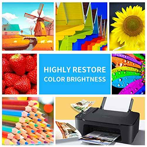 23 Compatible Ink Bottle Replacement for Canon pixma GI23 GI-23 use for Canon PIXMA G620 G520 Printer (Black Cyan Magenta Yellow Red Gray) 6 Pack 70ml Ink Refills (6 Colors)