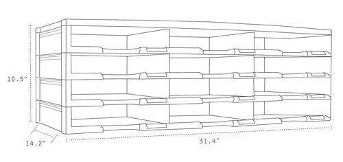 Storex 12 Compartment Organizer