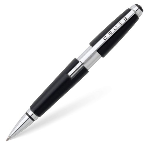Cross Edge Gel Pen, Retractable, Medium 0.7 Mm, Black Ink, Black Barrel