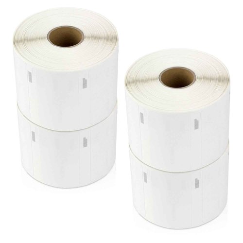 OfficeSmartLabels (2-1/4 x 1-1/4 inch) Multipurpose Industrial Grade Plastic Labels, Compatible with 1933084 Labels (4 Rolls / 800 Labels Per Roll)