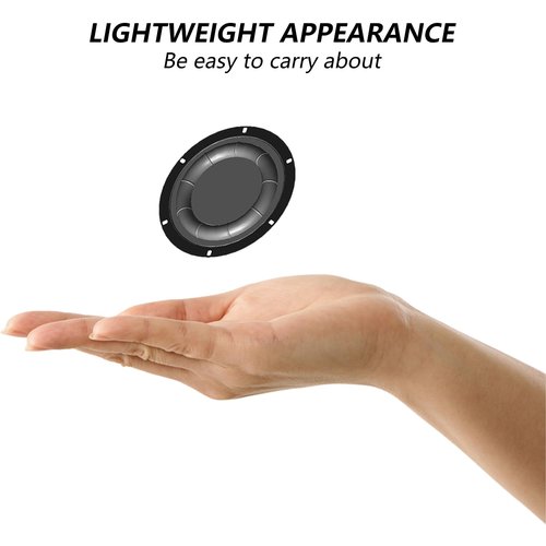 Gnbzxce 6.5in/8in Loudspeaker Subwoofer Diaphragm Woofer Radiator Bass Passive Horn for Music Enthusiasts