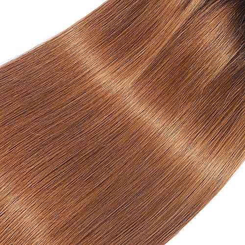 22 24 26 Inch #30 Brown Bundles Straight Bundles Human Hair Light Brown Straight Bundle Unprocessed Brazilian Virgin Weave Hair 3 Bundle 50 Gram Per Bundle