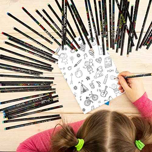 Pasimy 480 Pcs Reading Motivational Pencils Bulk Black Novelty Wooden Pencils with Eraser Classroom Inspirational Pen with Sayings for Kids Student Teacher School Reward Gifts Stationery Party