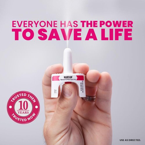 NARCAN Nasal Spray - 4 mg Opioid Overdose Emergency Treatment | 2 Single-Dose Devices