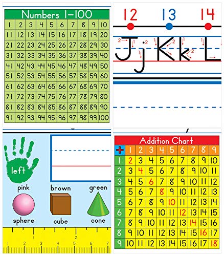 Carson Dellosa Traditional Manuscript Name Plate for Desk, Grade 1-3, 36-Piece Set
