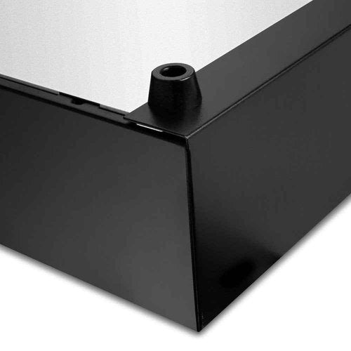 Flexzion Cash Drawer for Small Businesses - Black, 16-inch Metal Cash Register with Electronic RJ-11 Point of Sale (POS) Connection, 5 Bill 5 Coin Slots - Compatible with Star, Epson, Citizen Printers