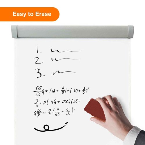 Magnetic Dry Erase Whiteboard Easel, 36 x 24 Inches Height Adjustable Stand White Board for School Classroom or Office or Teaching at Home