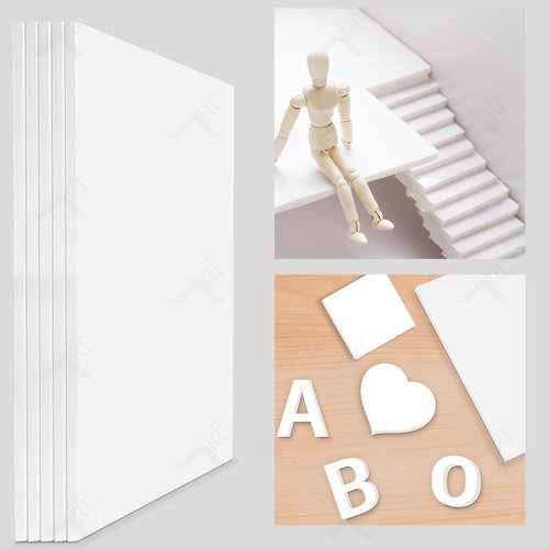 Golden State Art, 10 Pack White Foam Board 18X24 Inch, 3/16'' Thick, Acid Free Foma Core Poster Board for Mounting, Crafts, Art, Presentation