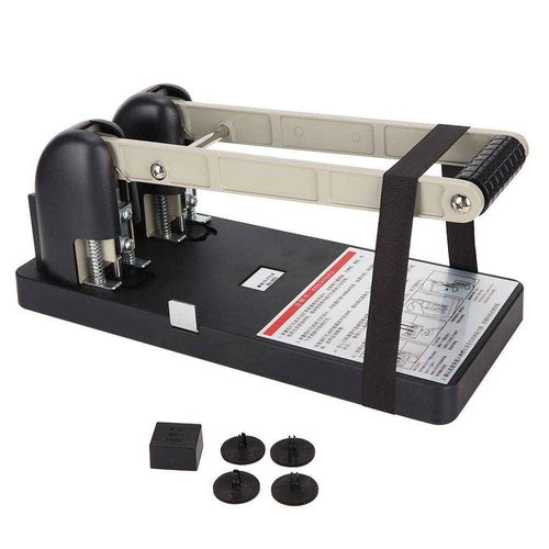 Double Hole Paper Puncher 2 Holes Puncher Office Supplies Adjustable 150 Sheets Paper Hole Punch for Paper Punching