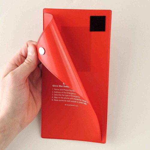 StoreSMART® - Vial of Life 10-Pack - Magnetic Easy Open - Magnetic Back - Red - VOLMCP502MB-R-10