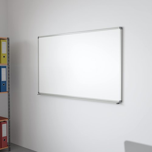 Flash Furniture Cardim 5' W x 3' H Magnetic Marker Board with Galvanized Steel Backing and Marker Tray