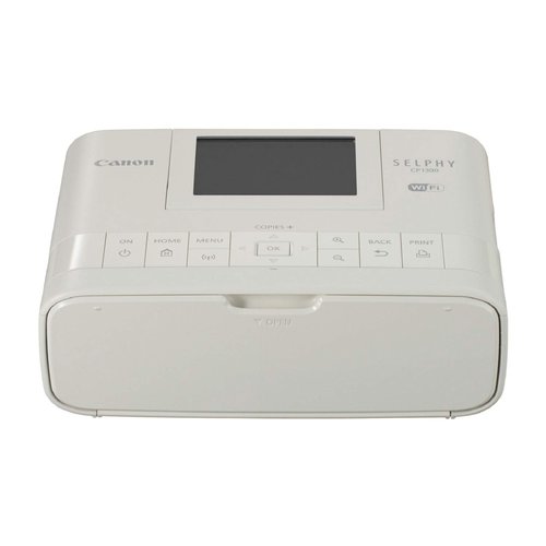 Canon Selphy CP1300 Wireless Compact Photo Printer with AirPrint and Mopria Device Printing, White
