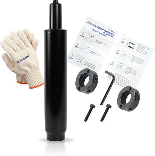 Skiennix Office Chair Gas Cylinder Replacement Kit - 11" to 16.5" Height, Heavy Duty Hydraulic Piston with Tools & Instructions