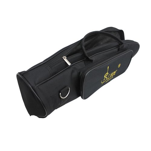 caralin Trumpet Carrying Bag Waterproof Trumpet Gig Bag Padded Musical Bag Wind Instrument Case with Adjustable Shoulder Straps Oxford Cloth