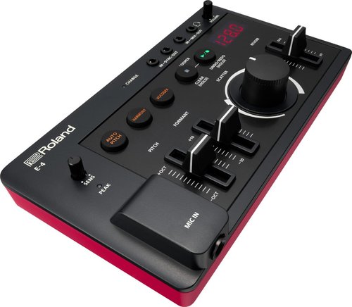 Roland AIRA Compact E-4 Voice Tweaker Sound Module Bundle with MIDI Cable, Audio Cable and Austin Bazaar Polishing Cloth