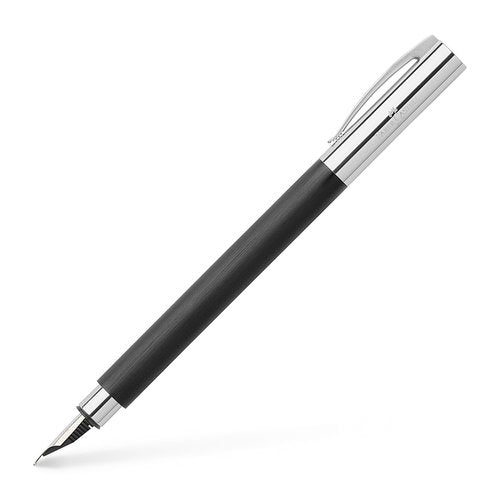 Faber-Castell Ambition Fountain Pen, Black Resin - Extra Fine