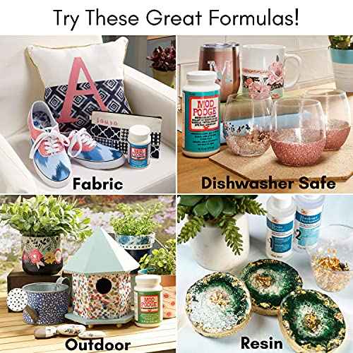 Mod Podge Gloss Sealer, Glue & Finish: All-in-One Craft Solution- Quick Dry, Easy Clean, for Wood, Paper, Fabric & More. Non-Toxic - Craft with Confidence, Made in USA, 16 oz., Pack of 1