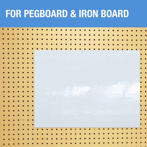 HOMiDEK Large Magnetic Backing Whiteboard: 47x96 Flexible Dry Erase Writing Sheet, Removable White Board for Fridge and Any Iron-containing Surface, Includes Markers, Magnets, Eraser, Cloth, Holder