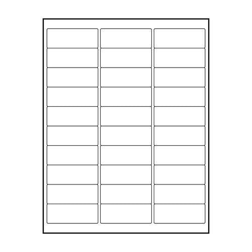 Premium Label Supply White Address Sticker Labels – 2.625" x 1" – Laser/Inkjet Compatible – (30 per Sheet), 500 Sheets - 15,000 Total Adhesive FBA Labels
