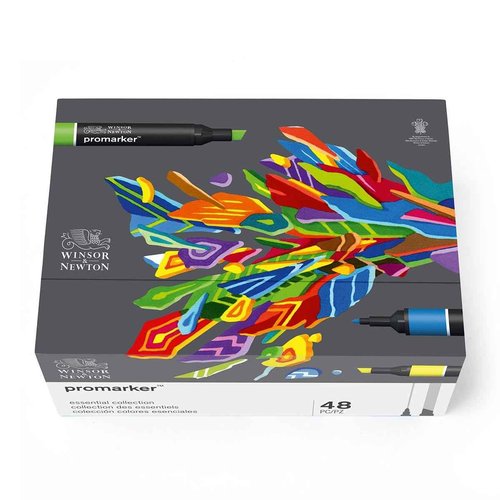 Winsor & Newton Promarker, Set of 48, Essential Collection
