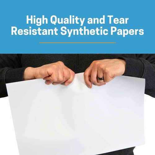 Printfinish Synthetic Laser Paper (8.5" x 11") (8.5 x 11 | 8 MIL, inches)
