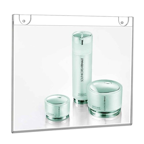 NIUBEE 20-Packs Acrylic Wall Mount Sign Holder 8.5 x 11, Clear Ad Frames for Papers.