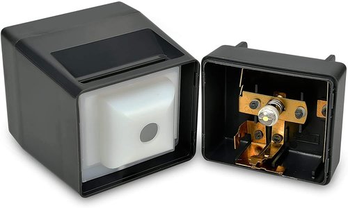 Rybozen 35 mm Slide Viewer Illuminated Projector for 2x2 & 35mm Photos & Film - LED Display - USB Connectivity - Black