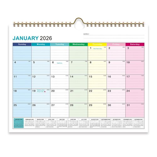 Large Dry Erase Calendar for Wall - Wall Calendar Dry Erase (multicolored)