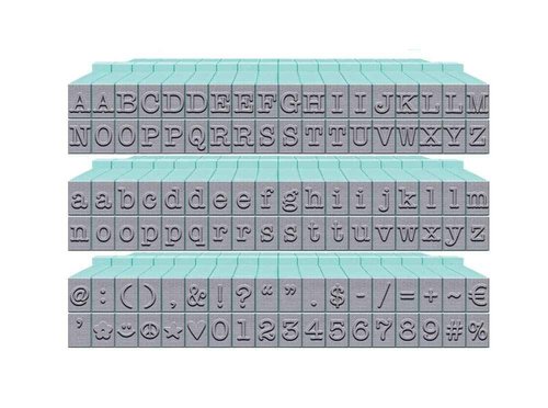 Contact USA Small 108 Piece American Typewriter PEGZ Bundle Planner Stamps
