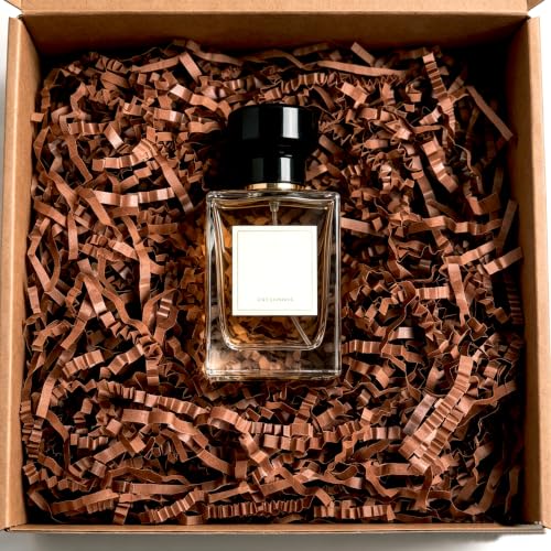 Uptotop 1 LB Chocolate Crinkle Cut Paper Shred Filler for Gift Baskets