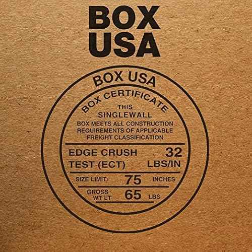 BOX USA Shipping Boxes Small 5"L x 4"W x 2"H, 50-Pack | Corrugated Cardboard Box Mailer for Packing, Moving and Storage 542