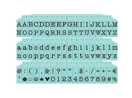 Contact USA Small 108 Piece American Typewriter PEGZ Bundle Planner Stamps