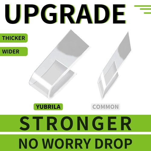 Yubrila 6 Rolls,Double Sided Tape Heavy Duty,Strong Nano Adhesive Mounting Tape for Walls Decor Picture Poster Hanging Strips