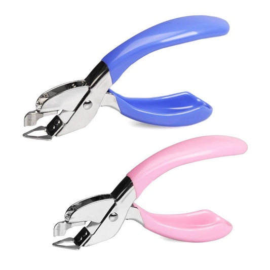 Skiennix Staple Remover - Handheld Comfort Tool for Easy Staple Removal | Pink & Blue Colors