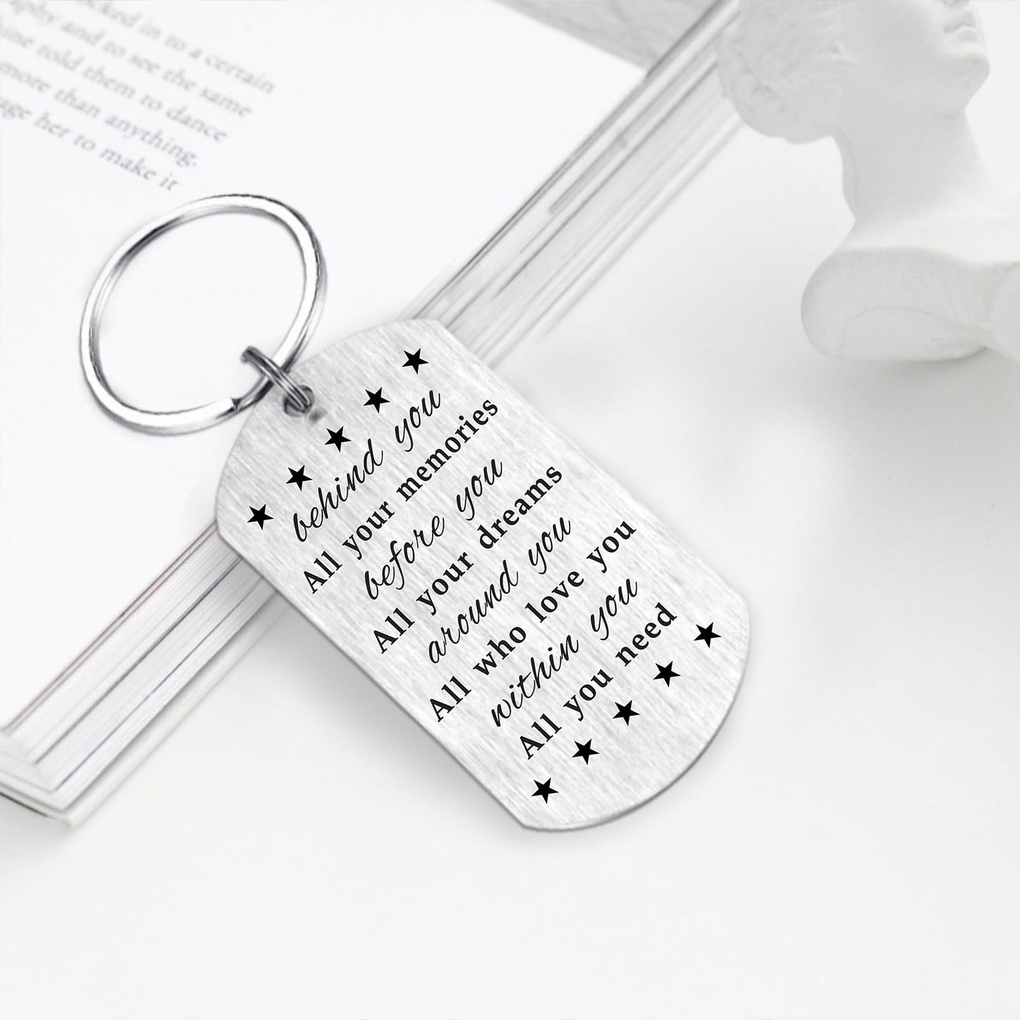 Resdink Graduation Gifts for Class of 2026 - College High School Graduation Keychain for Girls Boys Women Men Him Her Graduate Daughter Son Student
