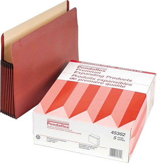 Pendaflex Tops Products Pendaflex Reinforced Exp File Pockets (ESS45302)
