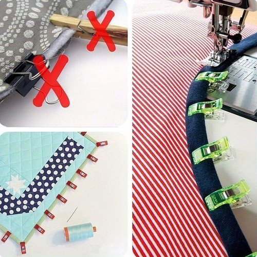 30 Pack Paper Clips & Clamps, Durable Metal, for Office/Home/School