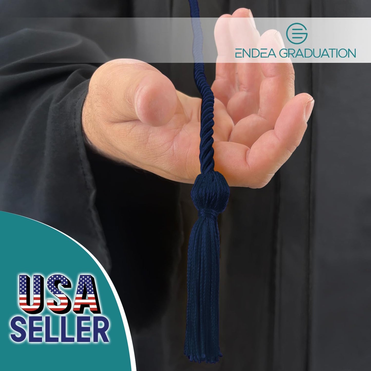 Endea Graduation Single Honor Cord (Navy Blue)