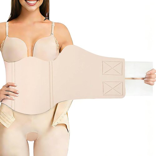 Lipo Foam 360 - Ab Board for Post-Surgery Liposuction | Compression Belly Wrap for Recovery