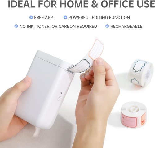NIIMBOT Label Maker D101 - Portable Wireless Label Printer with Multiple Templates | USB Rechargeable for Home & Office Organization