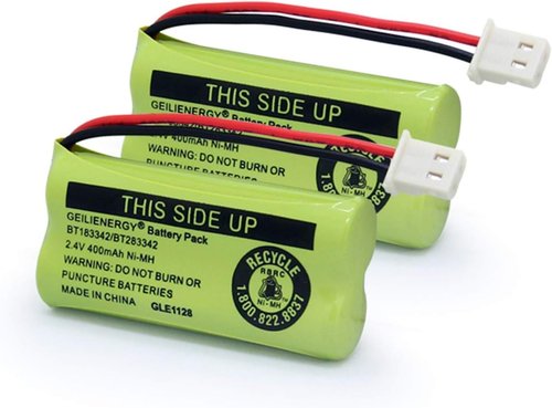 GEILIENERGY Cordless Phone Battery - Compatible with VTech CS6114/CS6419 | Pack of 2 Batteries