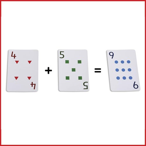 Edxeducation Playing Cards - Fun Learning Game for Kids - Set of 8 Decks, 448 Cards - Multicolored Patterns