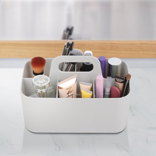 Tiawudi 2 Pack Caddy Organizer with Handle, Portable Plastic Caddy, Storage Organization for Cleaning, Bath, Makeup, Art, Craft, Stationery, Classroom and Office, Tote Organizer