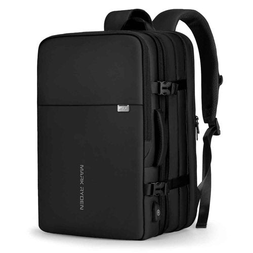 MARK RYDEN Travel Backpack for Men, 40L Airline Approved Carry on Backpack with USB Charging Port, 17.3 Inch Waterproof Business Laptop Backpack (12.6 x 8.0 x 19.6 Inch)